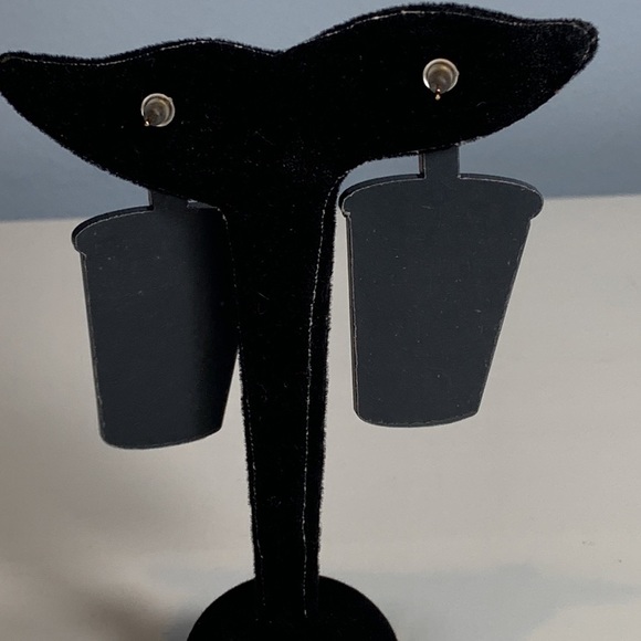 Bubble Tea Boba Milk Tea Earrings NEW! - Picture 5 of 8